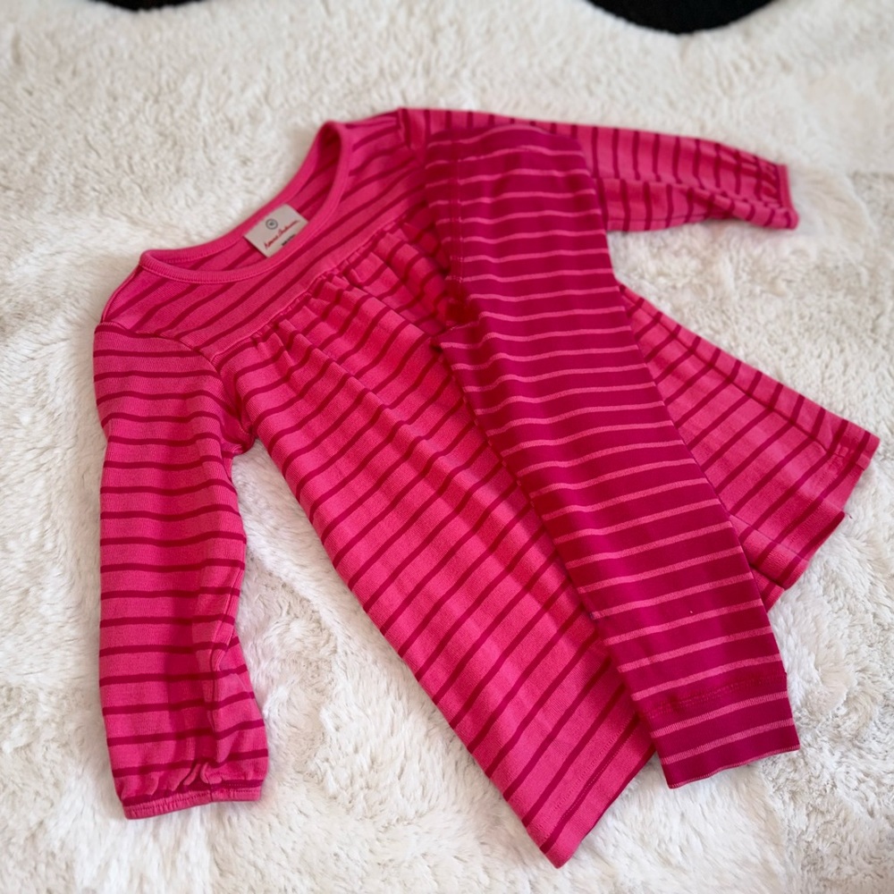Hanna Andersson Dress Set/ organic cotton/ 3t